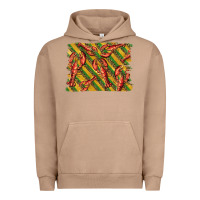 Pigment Burro mardi gras crawfish background Urban Hoodie - BarkalooDesign