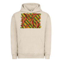 Pigment French Oak mardi gras crawfish background Urban Hoodie - BarkalooDesign