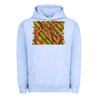 Pigment Grape Ice mardi gras crawfish background Urban Hoodie - BarkalooDesign