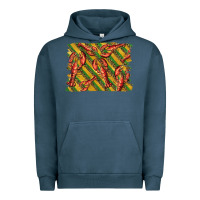 Pigment Midnight Navy mardi gras crawfish background Urban Hoodie - BarkalooDesign