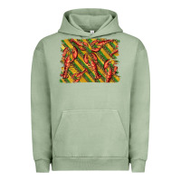 Pigment Oil Green mardi gras crawfish background Urban Hoodie - BarkalooDesign