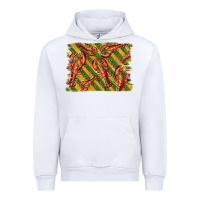 White mardi gras crawfish background Urban Hoodie - BarkalooDesign