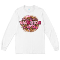 White this is what a warrior looks like Long Sleeve Tee - CowGirlArtShop