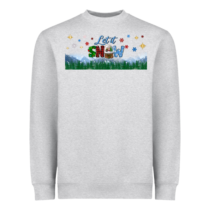 Let It Snow Libbey Glass Heavyweight Sweatshirt by BundleAndBundleShop | Teevron