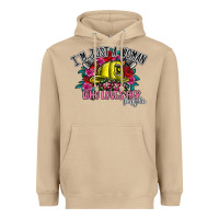 Mushroom im just a woman who loves her firefighter Heavyweight Hoodie - SublimationCraftShop