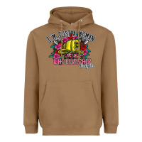 Im Just A Woman Who Loves Her Firefighter Heavyweight Hoodie | Teevron