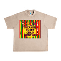 French Oak juneteenth breaking every chain since 1865 Urban Heavy Tee - TumblerDesignByShophia