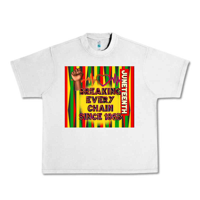 Juneteenth Breaking Every Chain Since 1865 Urban Heavy Tee by TumblerDesignByShophia | Teevron