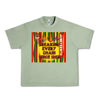 Oil Green juneteenth breaking every chain since 1865 Urban Heavy Tee - TumblerDesignByShophia