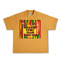 Peanut Butter juneteenth breaking every chain since 1865 Urban Heavy Tee - TumblerDesignByShophia