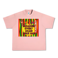 Salmon juneteenth breaking every chain since 1865 Urban Heavy Tee - TumblerDesignByShophia