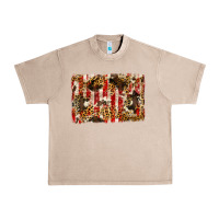 French Oak america, cowhide, leopard backgraund Urban Heavy Tee - JahusDesignShop