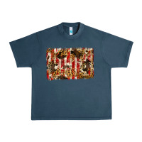 Midnight Navy america, cowhide, leopard backgraund Urban Heavy Tee - JahusDesignShop
