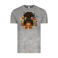 Cloud Rock american football afro messy bun Vintage Tee - texasbilliewilder