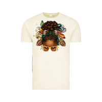 Vintage Arctic american football afro messy bun Vintage Tee - texasbilliewilder