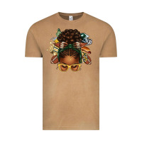 Vintage Camel american football afro messy bun Vintage Tee - texasbilliewilder