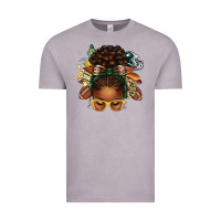 Vintage Zinc american football afro messy bun Vintage Tee - texasbilliewilder