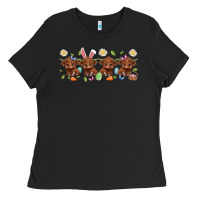 Black easter day baby heifers Ladies Tee - Artiststas