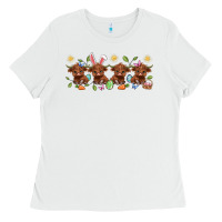White easter day baby heifers Ladies Tee - Artiststas