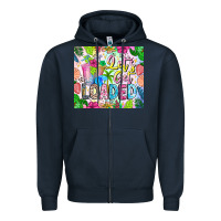 Navy Lets Get Loaded Zipper Hoodie - CowhideDigitalArt