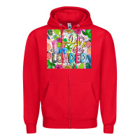 Red Lets Get Loaded Zipper Hoodie - CowhideDigitalArt