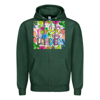 Sports Green Lets Get Loaded Zipper Hoodie - CowhideDigitalArt