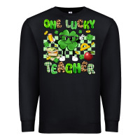 Black one lucky teacher Premium Sweatshirt - Artiststas