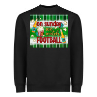 Black on sunday we watch football tumbler Heavyweight Sweatshirt - BundleAndBundleShop