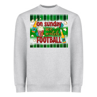 On Sunday We Watch Football Tumbler Heavyweight Sweatshirt | Teevron