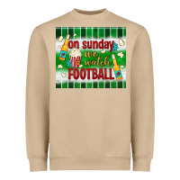 Mushroom on sunday we watch football tumbler Heavyweight Sweatshirt - BundleAndBundleShop