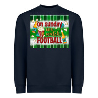 Navy on sunday we watch football tumbler Heavyweight Sweatshirt - BundleAndBundleShop