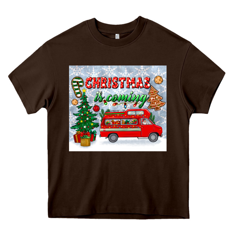Christmas Is Coming Tumbler Heavy Core Tee by BundleAndBundleShop | Teevron