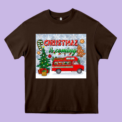 Christmas Is Coming Tumbler Heavy Core Tee Designed By Bundleandbundleshop