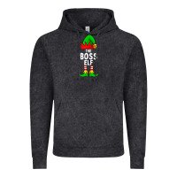 Vintage Black Boss Elf Matching Family Christmas Vintage Hoodie - lanVoArt