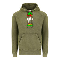 Vintage Olive Boss Elf Matching Family Christmas Vintage Hoodie - lanVoArt