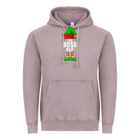 Vintage Zinc Boss Elf Matching Family Christmas Vintage Hoodie - lanVoArt