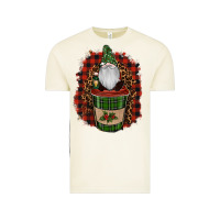 Gnomes With Coffee Christmas Vintage Tee | Teevron