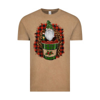 Vintage Coffee Gnomes With Coffee Christmas Vintage Tee - RanaPortraitStore