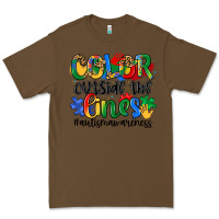 Cacao color outside the lines Premium Tee - Artiststas