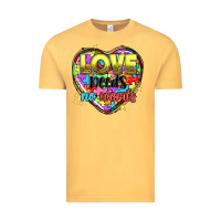 Vintage Mustard Love needs no words Vintage Tee - NancyCooperArtShop
