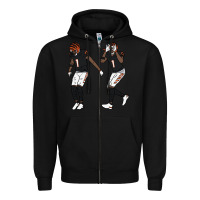 Black jamarr chase griddy kids  gift Zipper Hoodie - lanVoArt