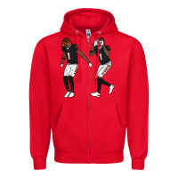 Red jamarr chase griddy kids  gift Zipper Hoodie - lanVoArt