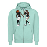 Seafoam jamarr chase griddy kids  gift Zipper Hoodie - lanVoArt