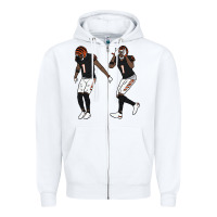 White jamarr chase griddy kids  gift Zipper Hoodie - lanVoArt