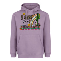 Lavender i am not a hugger Heavyweight Hoodie - CowhideDigitalArt