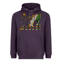 Plum i am not a hugger Heavyweight Hoodie - CowhideDigitalArt
