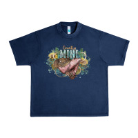 Navy Country mini Urban Heavy Tee - HowdyJamesFarm