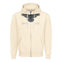 Hot Trend Raven Nevermore Poetry Halloween Edgar Allan Poe Zipper Hoodie | Teevron