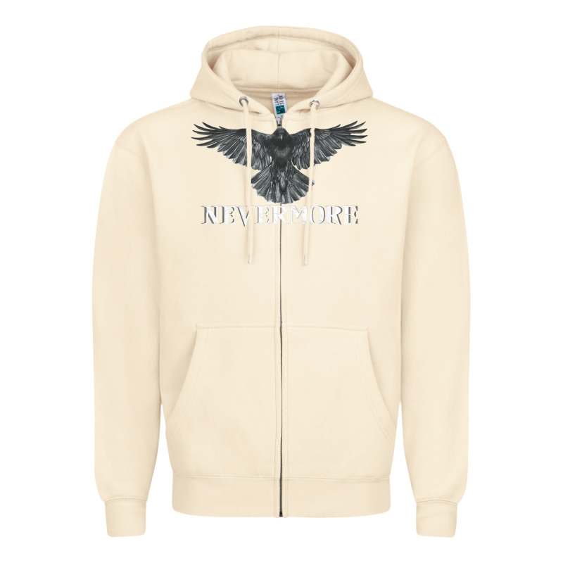 Hot Trend Raven Nevermore Poetry Halloween Edgar Allan Poe Zipper Hoodie by lanVoArt | Teevron
