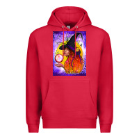 Cardinal witch with crystal ball air freshener Premium Hoodie - BundleAndBundleShop